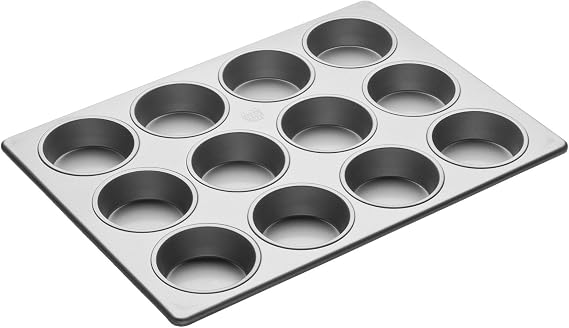 Commercial Bakeware Jumbo Muffin Pan, 12-Cup