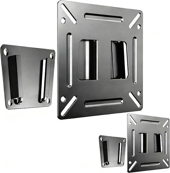 Nuyoah 2 Pack Monitor Wall Mount RV TV Mount Flush Wall Bracket VESA Mount