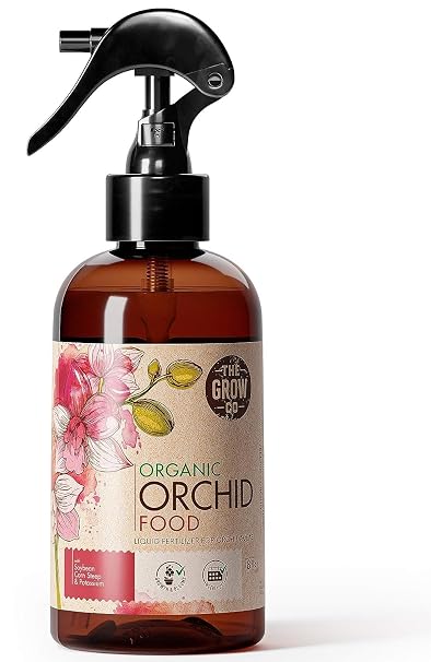 Organic Ready to Spray Orchid Food Mist - Bloom Booster Fertilizer for Orchids in Pots - Plant Nutrients for Healthy Flower & Reblooms (8 oz)
