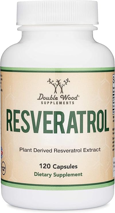 Resveratrol 500mg, 50% Trans 250mg, Antioxidant + Heart, 120 Capsules