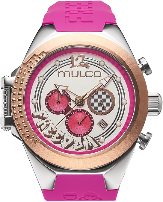 MULCO Luxury Waterproof Watch for Women - Rose Gold Stainless Steel Analog