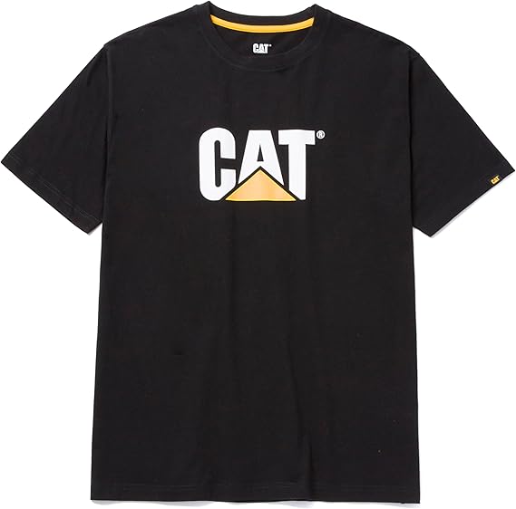 CAT Men's Tm Logo Teetm - Playera with De Tm Logotype. T-Shirt (Pack of 1)