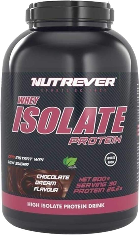 NUTREVER Whey Isolate Protein - Chocolate, 1800 Gr