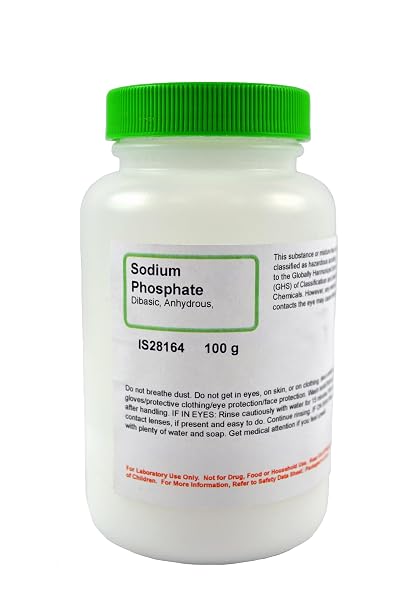 Innovating Science - Sodium Phosphate Dibasic, Anhydrous, 100g - Buffering Agent, pH Regulator, and Laboratory Reagent