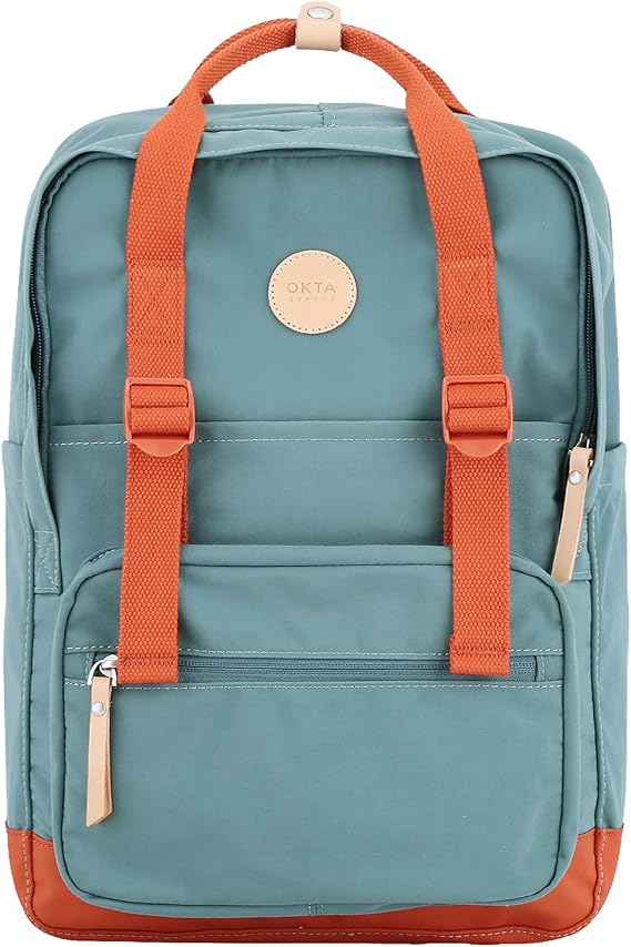 OKTA Laptop Waterproof Hiking Backpack for women - Shoulders labtop Backpack Bag (Green)