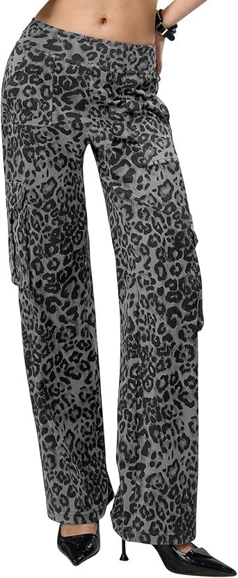JOJOANS Women's Jeans Straight Leg Casual High Waisted Stretch Trendy Trousers with Pockets