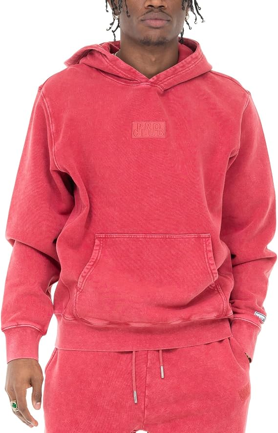 Pro Club Men's Comfort Mineral Wash Hoodie Pullover