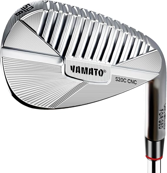 Yamato CNC Forged Golf Wedges Set with Dual-Groove Technology for High Spin & Control, Enhanced Backspin & Stability, Precision Green Mastery