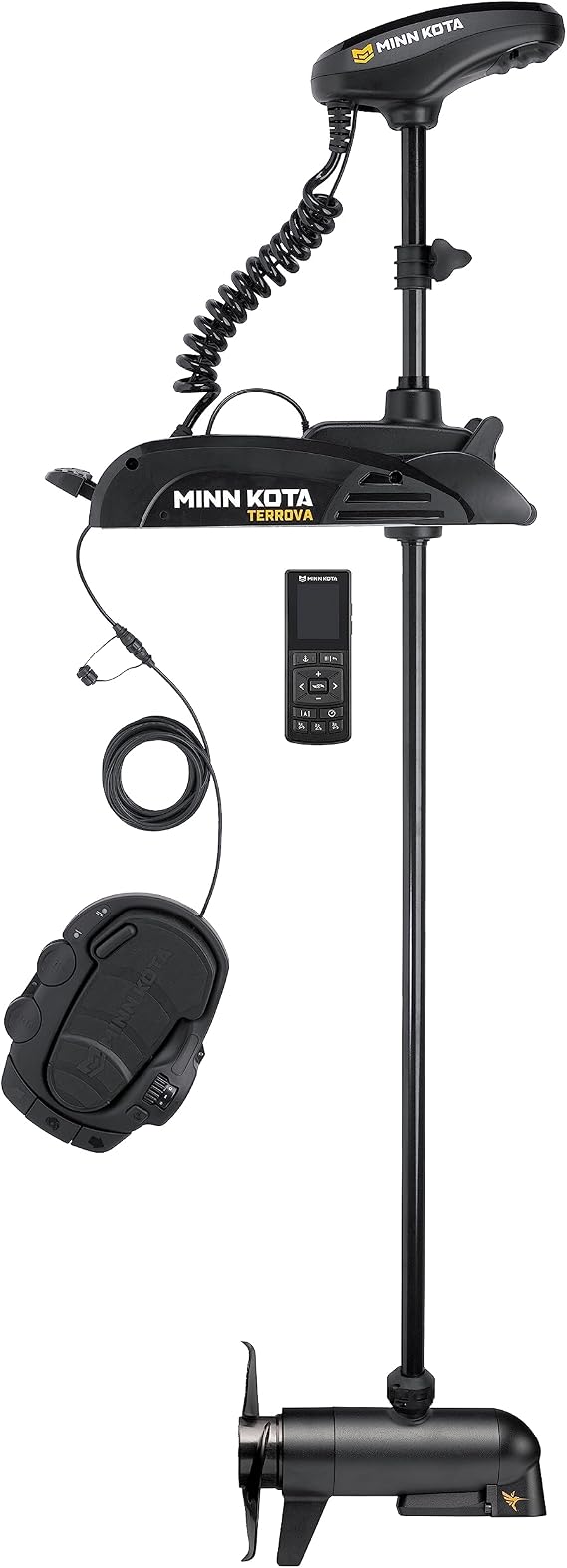 Minn Kota Terrova Bow-Mount Electric Trolling Motor with GPS, Spot-Lock, MEGA Down Imaging 80 Lb. Thrust, 45 In. Shaft, Freshwater