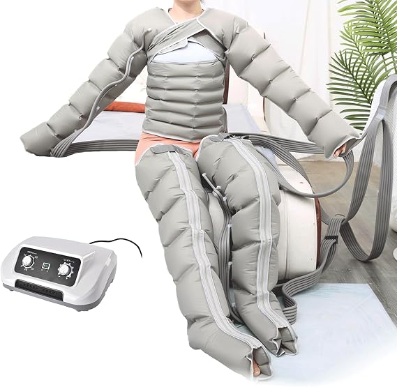 Lymphatic Drainage Machine for Legs and Arms - Air Compression Massager for Lipedema Treatment, Cellulite Reduction and Muscle Recovery