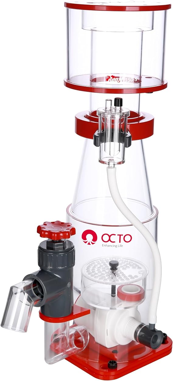Reef Octopus OCTO Regal 150 SSS Space Saver Protein Skimmer for Aquariums Up to 210 Gallons, Plastic, 9" x 7.5" x 23.6"