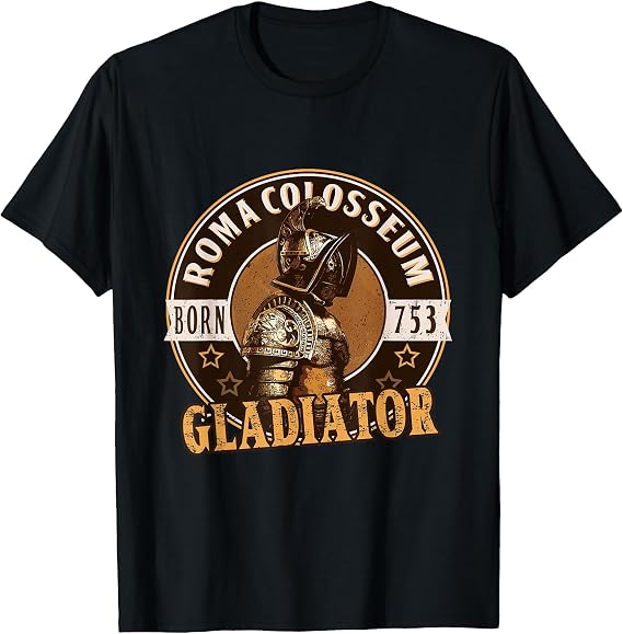 Gladiators Ancient Rome Gladiator SPQR Professional Fighter T-Shirt