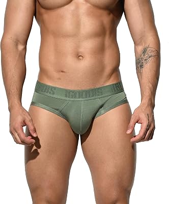 Mens Underwear U-Pouch Modal solid Brief Panties