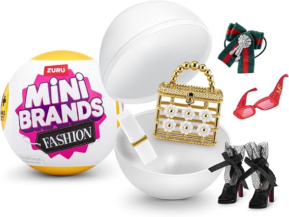 Mini Brands Fashion Series 3 by ZURU, Collectible Mystery Capsule, Toy for Girls, Realistic Miniature Baby, Playset and Accessories