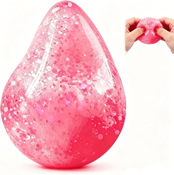 Dream Water Drop Squishy Ball - Water Drop Fidget Stress Ball Squishy Fidget Toys for Adults & Kids Sensory Squeeze Toy for Anxiety Stress Relief Birthday Gift Home Office Classroom