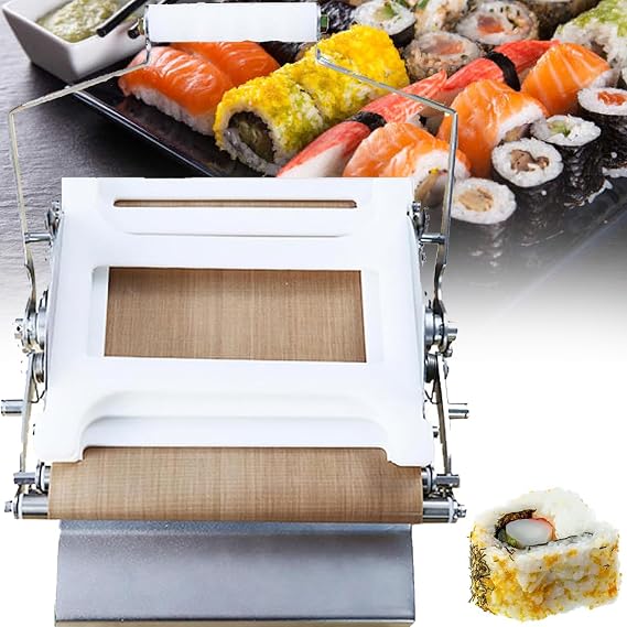 DIY Sushi Roller Mold Maker Small Circular Rice Roll Forming Machine, Bamboo Sushi Rolling Mat for Beginners, for Sushi Roller, Sushi Bazooka, Sushi Maker, Commercial Home