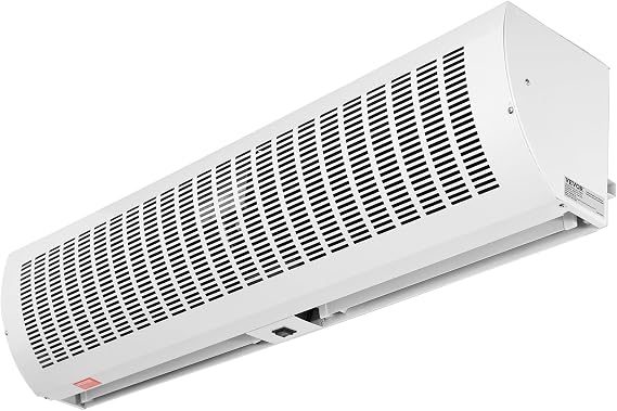 VEVOR 42" Commercial Indoor Air Curtain Super Power 2 Speeds 1350CFM, Wall Mounted Air Curtains for Doors, Indoor Over Door Fan with Heavy Duty Limit Switch, Easy-Install 110V Unheated