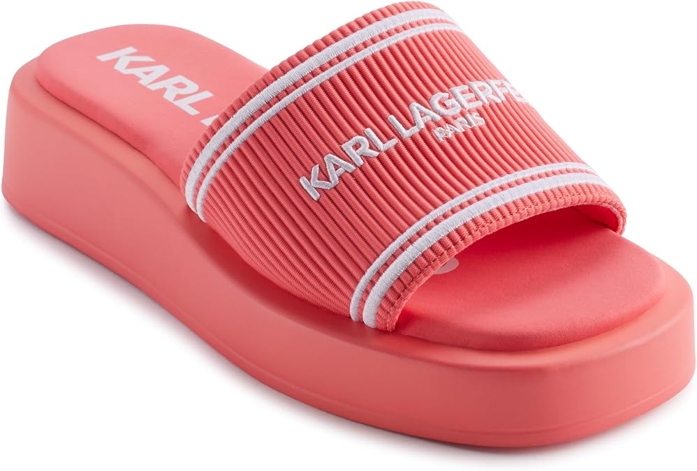 KARL LAGERFELD Women's Ohare Platform Sandal With Logo