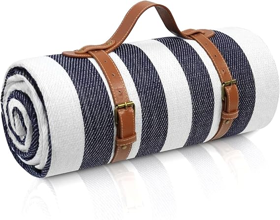 sapsisel Picnic Blanket Waterproof, Extra Large Picnic Blanket 80 * 80inch, Foldable Beach Mat for Camping Hiking