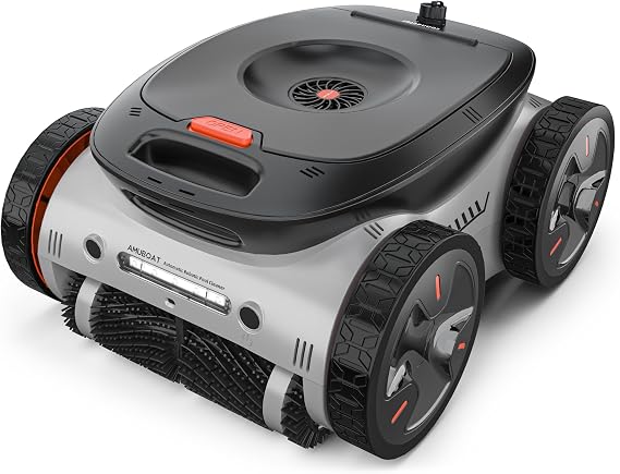 [New for 2024] Espier Robotic Pool Cleaner,Cordless Automatic Pool Vacuum up to 50 FT, Cleans Floor, Walls, and Waterline, 180 Mins Runtime, Ideal for Above & Inground Pools up to 5,000 Sq.ft