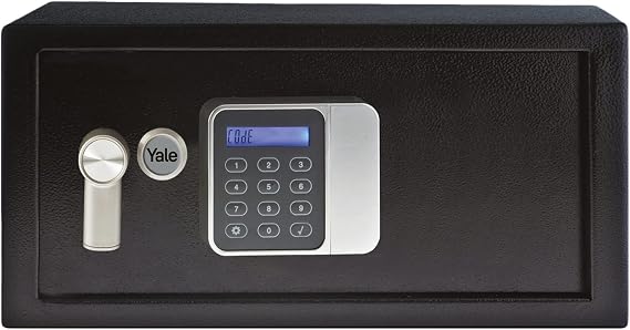 Yale YLG/200/DB2 Dijital Kollu Kasa, Laptop Tipi, Siyah