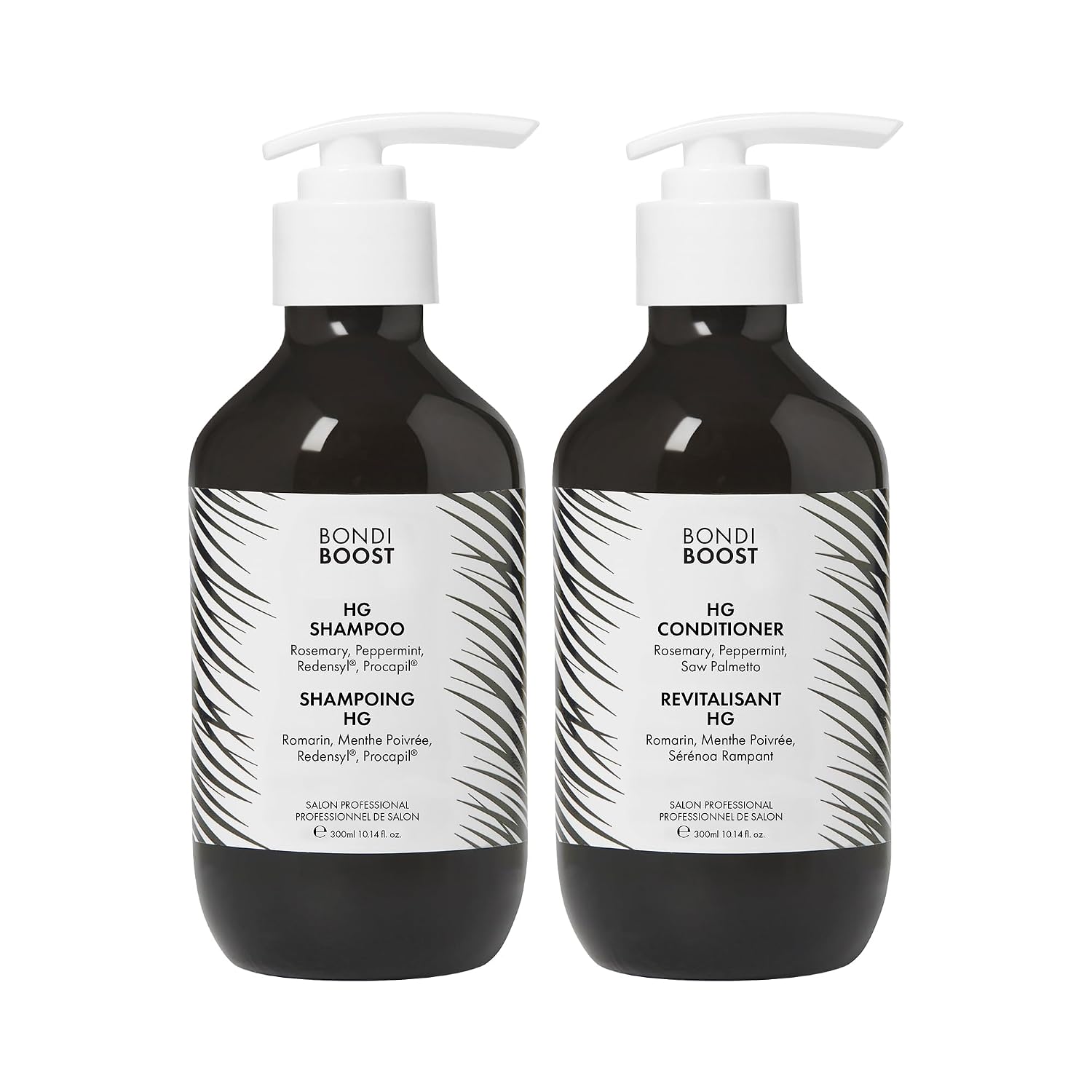 BONDIBOOST HG Duo Shampoo  Conditioner Bundle [10.14 fl oz Each] - Improves the Look of Thinning Hair - Volumising  Moisturizing  Nourishing - Sulfate  Paraben Free