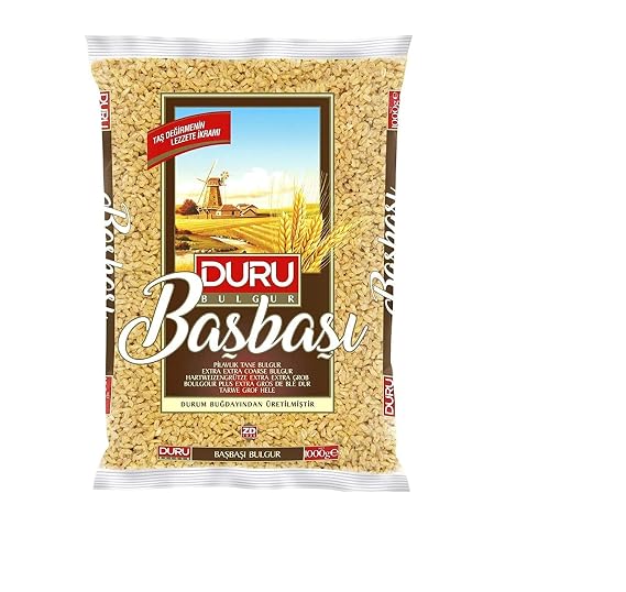 Duru Basbasi Coarse Bulgur Durum Wheat for Rice Traditional Gourmet 2.5kg ~5lbs Basbasi Bulgur