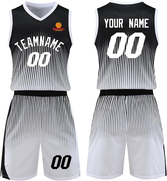 Youth Basketball Sports Jerseys for Boys Girls Basketball Jersey Piece Set