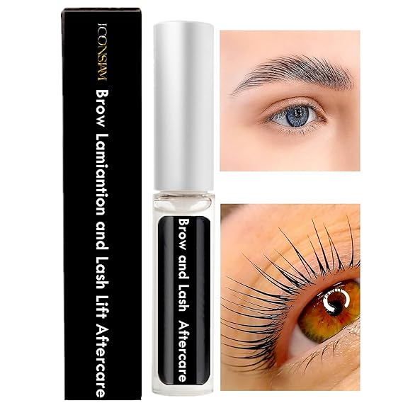 Brow Lamination and Lash Lift Nutrition Clear Eyelash Perm Aftercare Save Burning Eyelash & Eyebrow, Keratin Boost Care Fix Messy Brows / Lashes into Neat Look for 8 Weeks