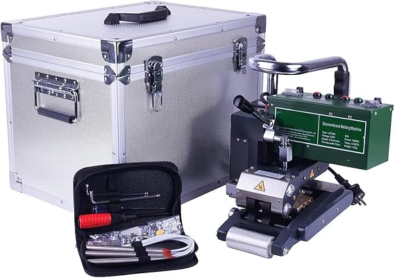 Geomembrane HDPE Welding Machine 2100W Automatic Hot Wedge Welder for Welding Geomembrane HDPE PVC EVA 1.0-3.0mm Thick Liner