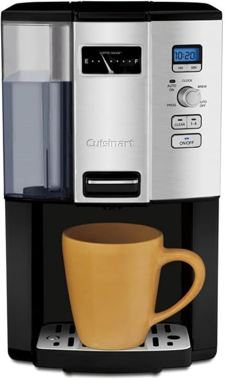 Cuisinart Drip Coffee Maker, Programmable & Self-Cleaning, 12-cup Capacity | Easy-to use coffeemaker, 12 cup coffee maker includes auto shut-off, self-clean function, removable reservoir, DCC-3000P1