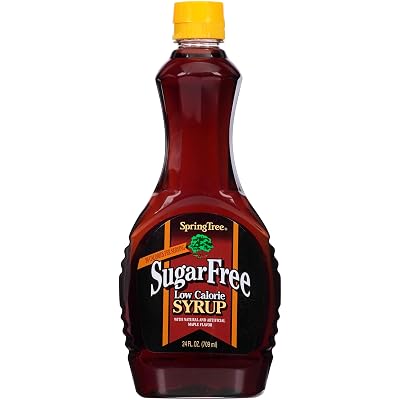 Spring Tree Sugar Free Syrup, 24 Ounce Pack of 12