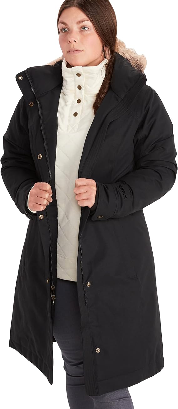 MARMOT womens Chelsea Waterproof Down Rain Coat, Fill Power 700