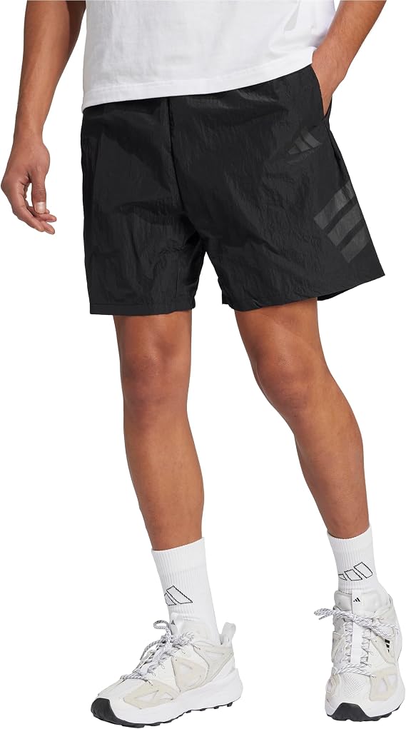 adidas Mens Future Icons 3-Stripes Woven Shorts