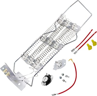 4391960 WP4391960 AP6009347 Dryer Heating Element, 279816 Thermostat, Compatible With whirlpool, roper, estate Old Electric Dryer And roper Cooktop Or Oven, Replace PS11742505 660965