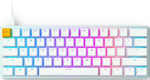 GLORIOUS GMMK White Ice Edition - Compact (Pre-Built)