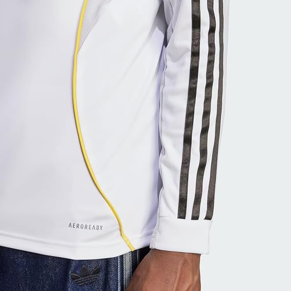adidas Real Madrid Long Sleeve Home Jersey 25/26 (White)