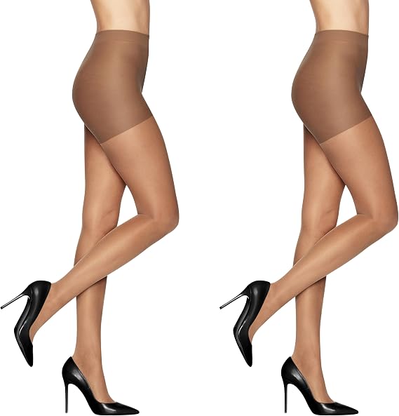 L'eggs Sheer Energy Women's Medium Support Leg, Control Top, Sheer Toe, Compression Tights