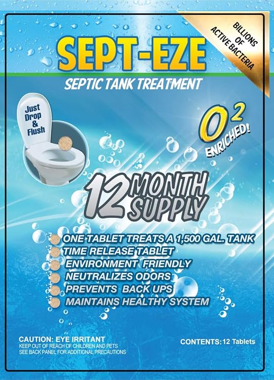 Septic Professional Strength Septic Tank Treatment 12 Monthly Treaments