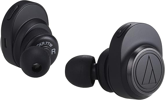 Audio-Technica ATH-CKR7TW True Wireless In-Ear Headphones, Black