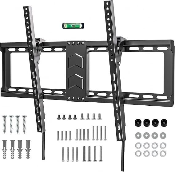 TV Wall Mount for Most 37-82 Inch, Low Profile Tilt Wall Mount