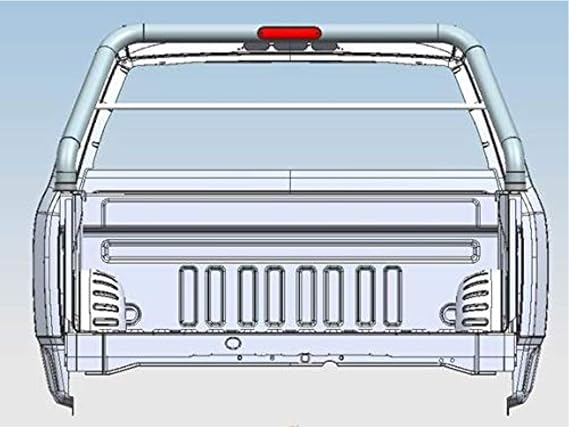 Black Horse Classic Roll Bar Black Compatible with 99-2026 Ford F-250/F-350 Super Duty|1999-2026 Ford F-450 Super Duty-RB015BK