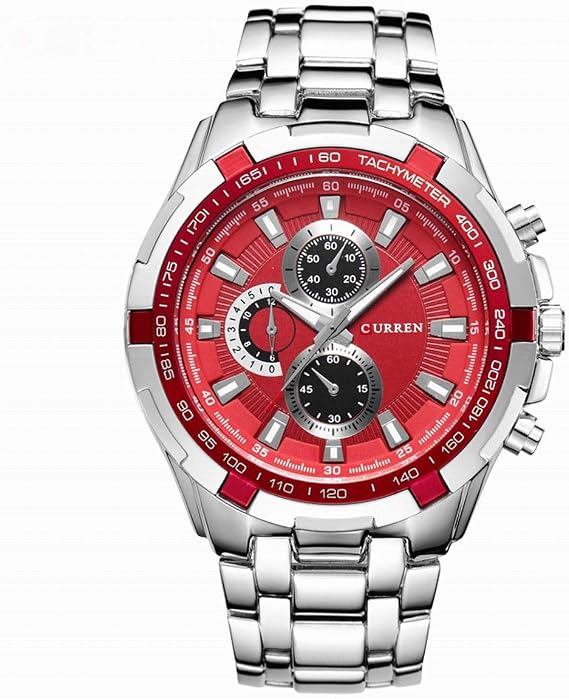 CURREN Luxury Watches for Men Military Fashion Analog Quartz Stainless Steel Band Waterproof Watch