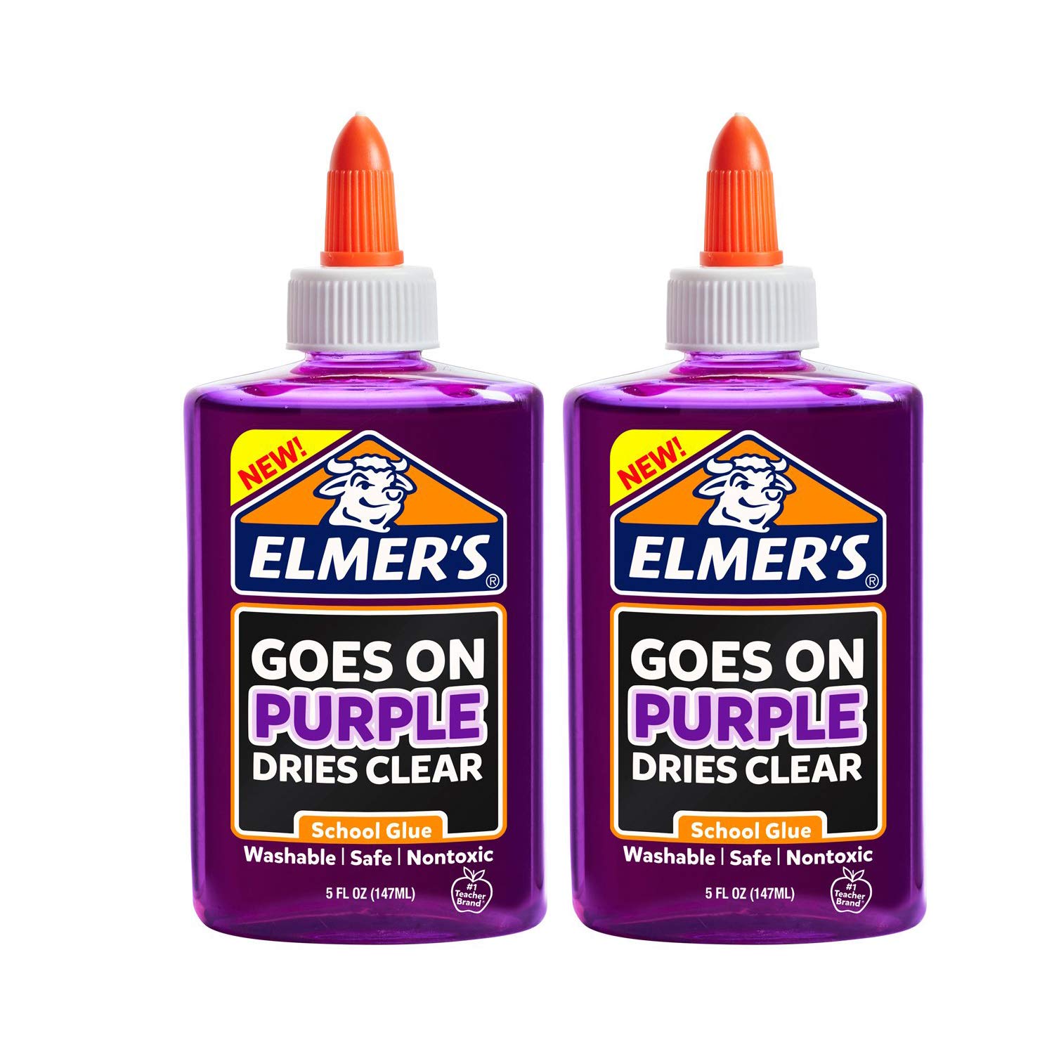 Disappearing Purple Liquid School Glue, 5-Ounces, 1 Count- 2 Pack