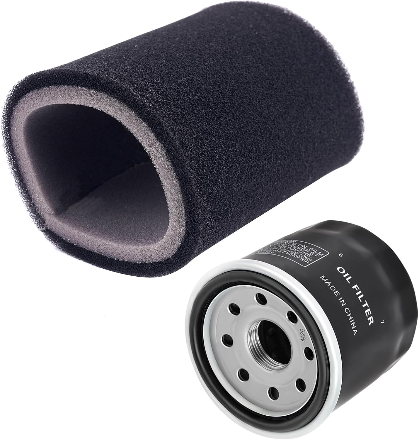 5UH-E4451-10-00 Air Filter Oil Filter Kit for Yamaha Bruin 350 2004-2006 Grizzly 350 450 2007-2014 Wolverine 350 450 YFM350 YFM450FX 2006-2009 Kodiak 400 450 YFM400F YFM450F 2005-2006