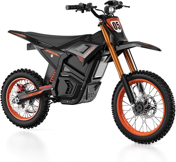 Electric Dirt Bike Motorcycle Zero 7, 2500W Brushless Motor, 48V 20.8Ah Battery, 35 MPH Max Speed, 34 Miles Range, 3 Riding Modes, 265 lbs Load Capacity,Front Wheel 14 inch Rear Wheel 12 inch