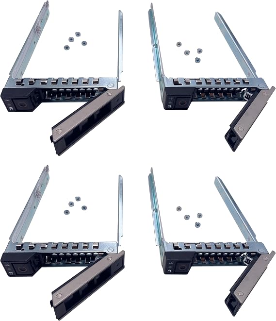 BestParts 2.5" SSD SAS SATA NVMe Hard Drive Caddy Compatible with Dell PowerEdge G14 G15 G16 G17 Servers R440 R640 R740 R6415 R7415 R7425 R650 R750 R7515 R660 R760 R670 R770 Hot Swap Bracket DXD9H