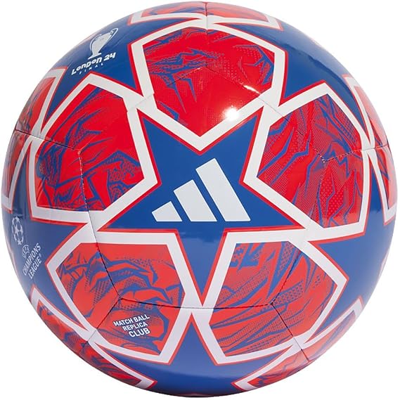 adidas UCL CLB Soccer Ball Blue Red