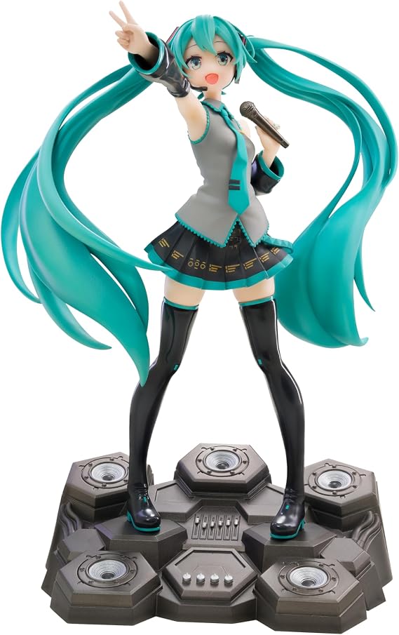 ABYstyle Studio Hatsune Miku 1/10 Wink Figurine Official PVC Hatsune Miku Figure Vocaloid Collectible Miku Figurine Anime Figure Display