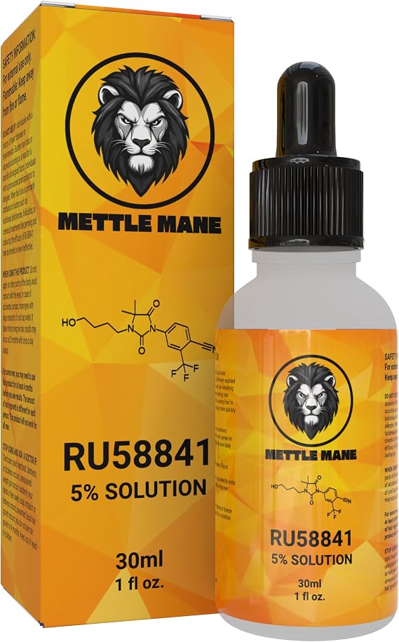 RU58841 5% Solution (50mg/ml) - DHT Blocker Hair Serum - 30ml Bottle